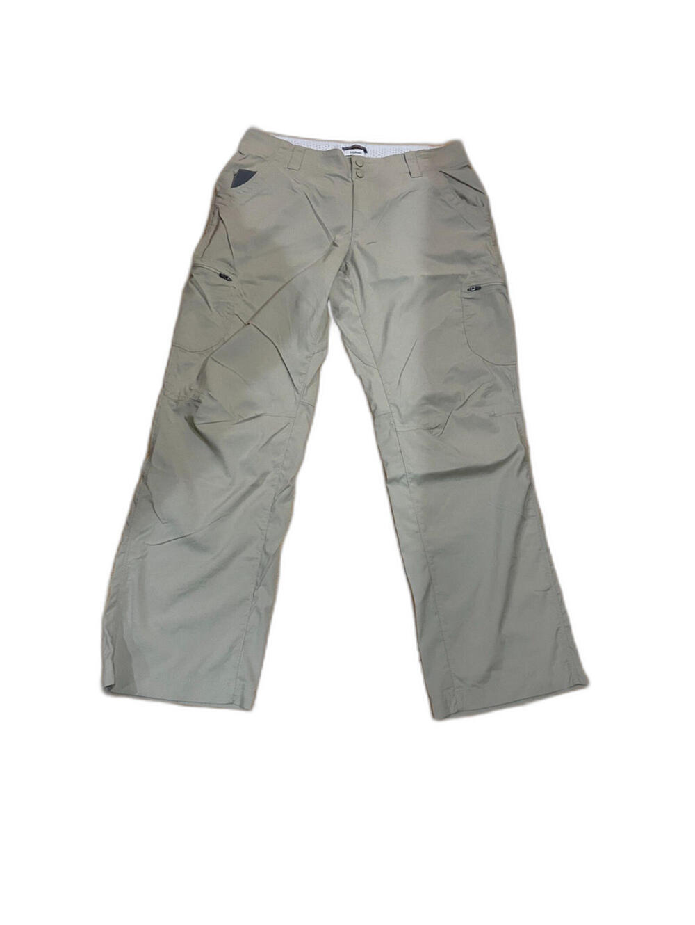 Women's L.L. Bean convertible hiking pants beige size 12